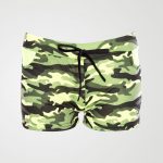 Image 1 of Girls Camo Print Hot Pants Shorts of color Mint from Noroze