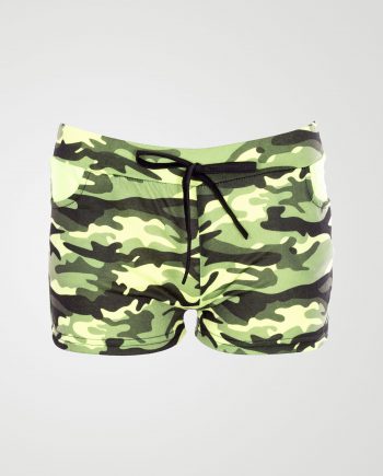 Image 1 of Girls Camo Print Hot Pants Shorts of color Mint from Noroze