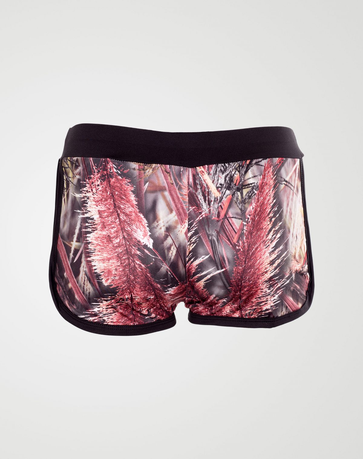 Image 2 of Girls Floral Print Hot Pants Shorts of color Brown from Noroze