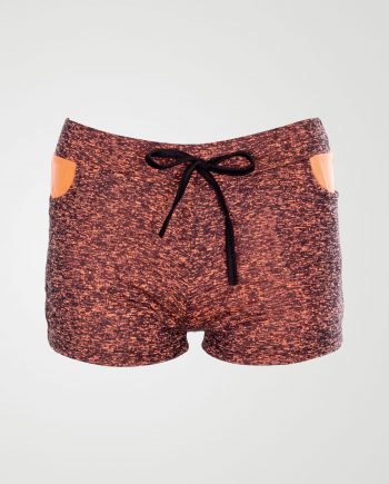 Image 1 of Girls Speck Print Hot Pants Shorts of color Coral from Noroze