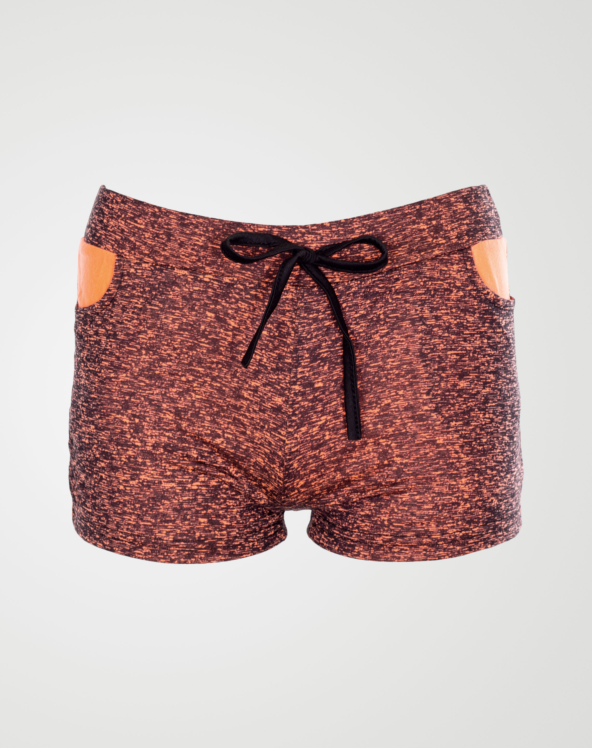 Image 1 of Girls Speck Print Hot Pants Shorts of color Coral from Noroze