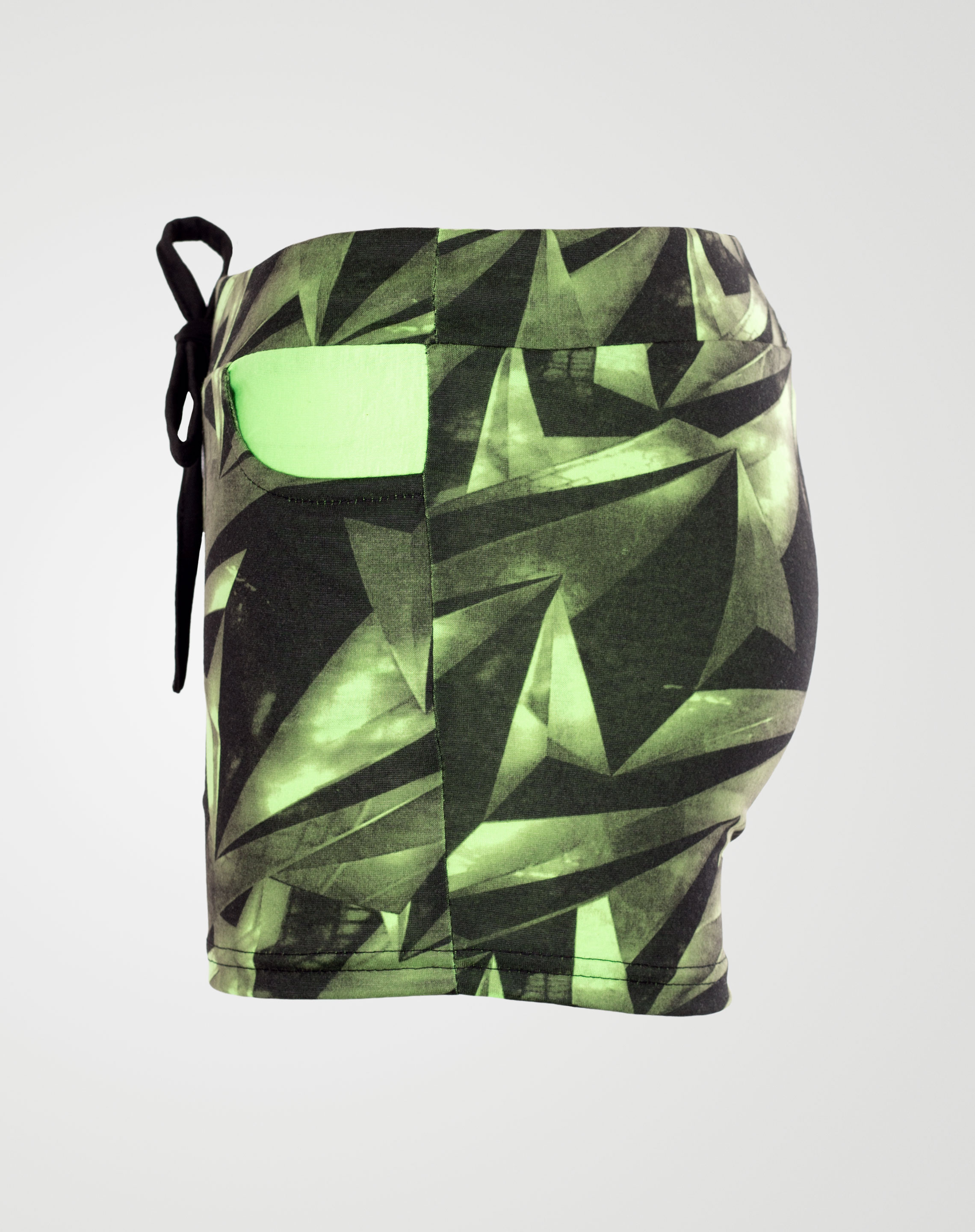 Image 3 of Girls Geo Print Hot Pants Shorts of color Mint from Noroze