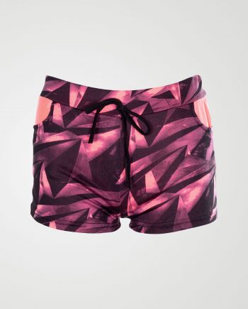 Image 1 of Girls Geo Print Hot Pants Shorts of color Pink from Noroze