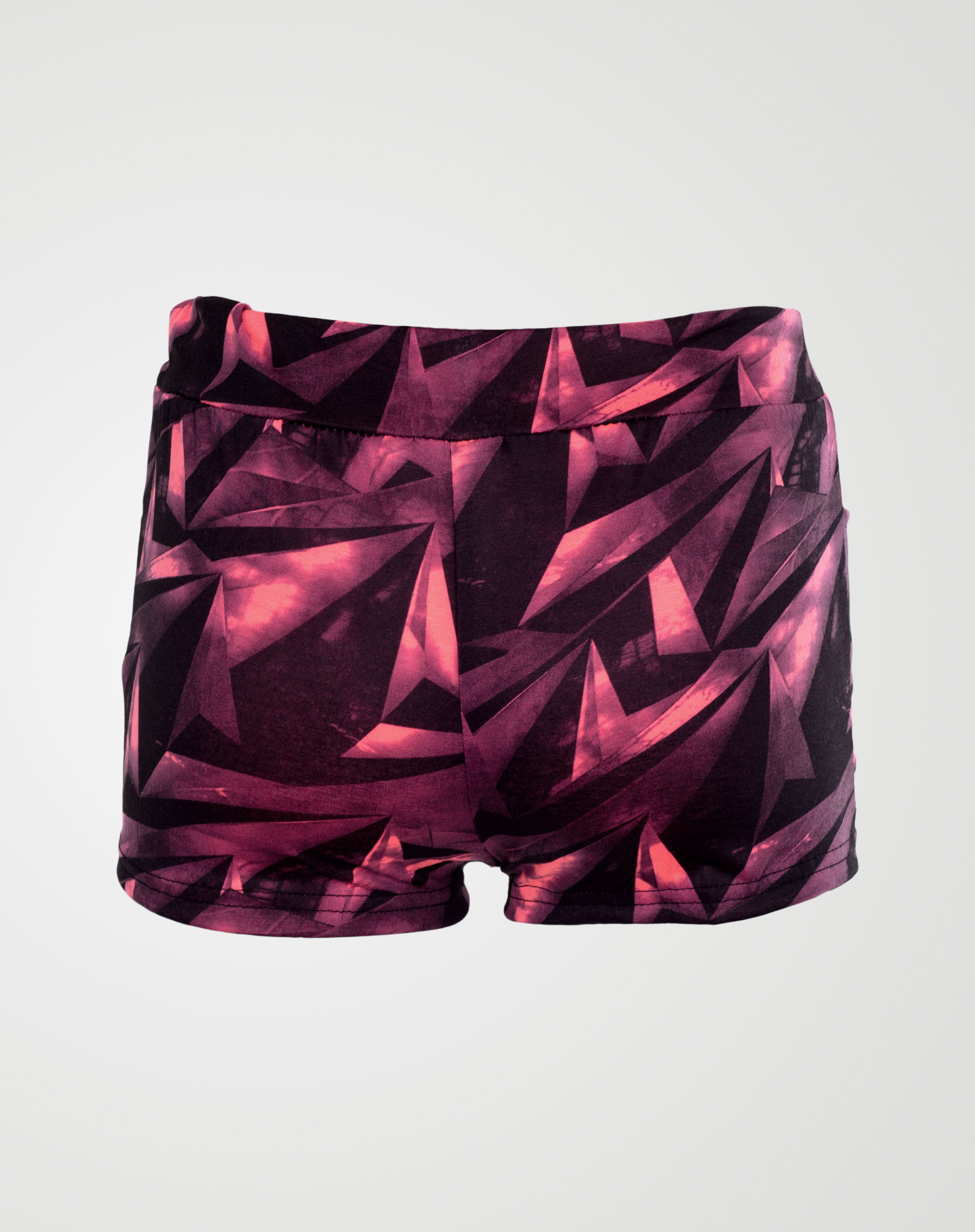 Image 3 of Girls Geo Print Hot Pants Shorts of color Mint from Noroze
