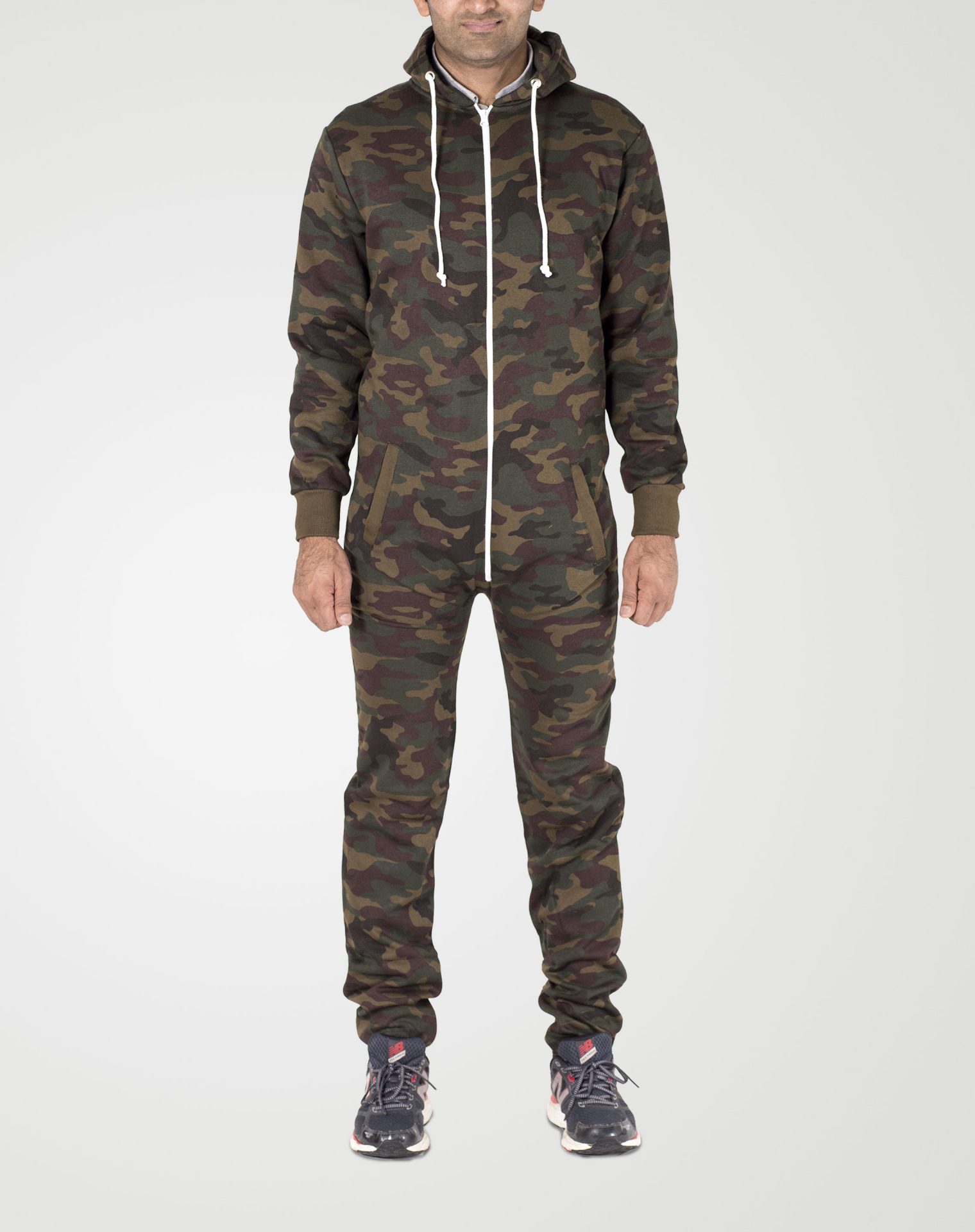 Image 3 of Boys Army Camouflage Hooded Onesie Color Army Camo and sizes 7-8, 9-10, 11-12, 13 from Noroze