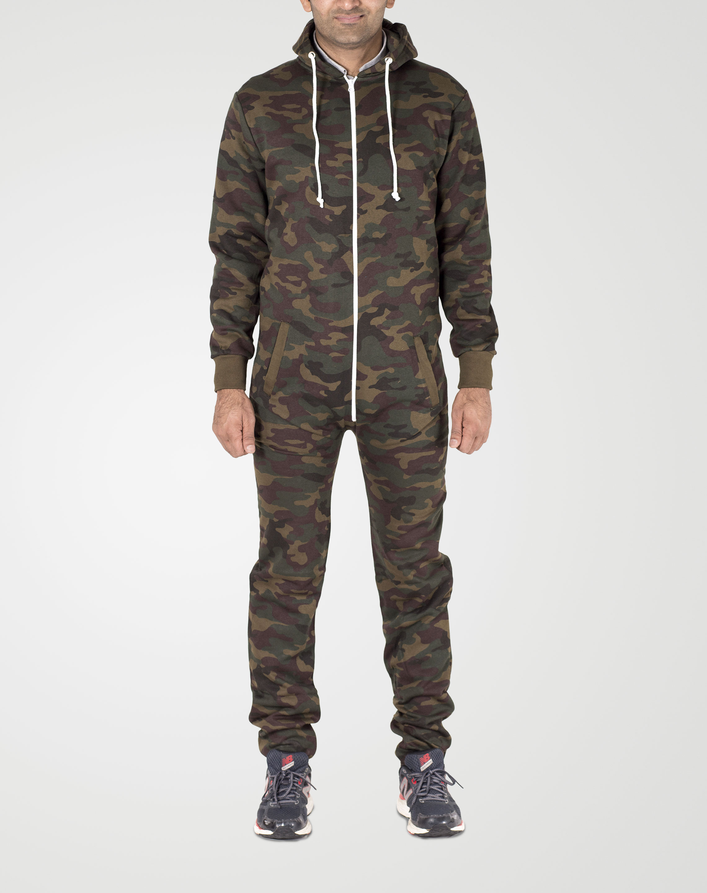 Image 3 of Boys Army Camouflage Hooded Onesie Color Army Camo and sizes 7-8, 9-10, 11-12, 13 from Noroze