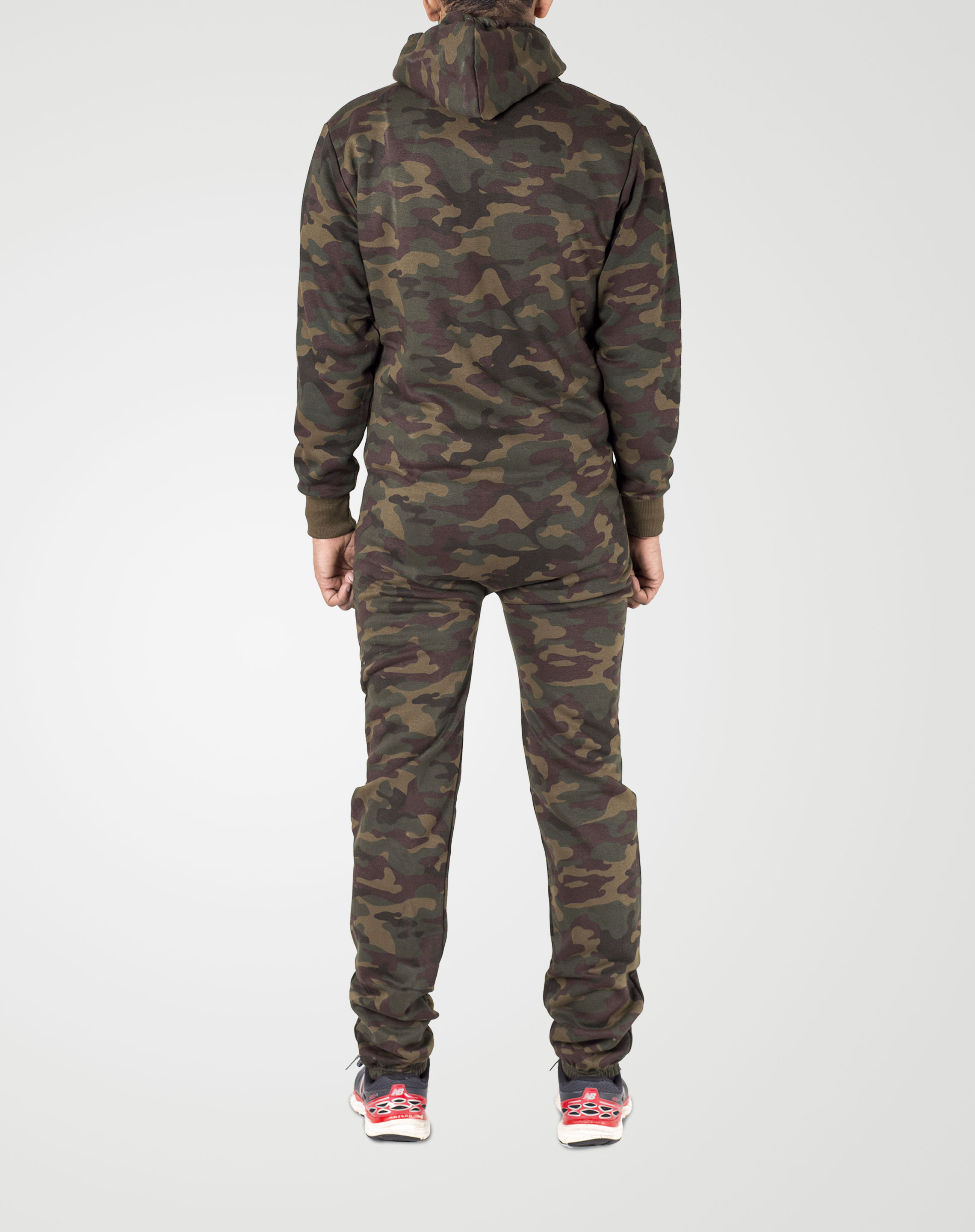 Image 4 of Boys Army Camouflage Hooded Onesie Color Army Camo and sizes 7-8, 9-10, 11-12, 13 from Noroze