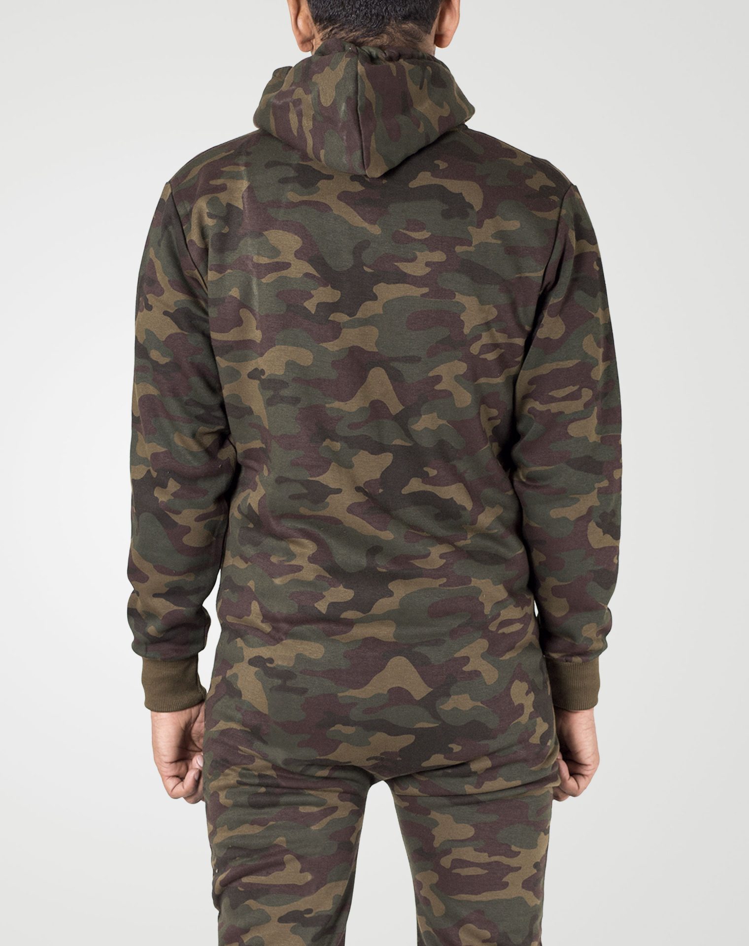 Image 2 of Boys Army Camouflage Hooded Onesie Color Army Camo and sizes 7-8, 9-10, 11-12, 13 from Noroze