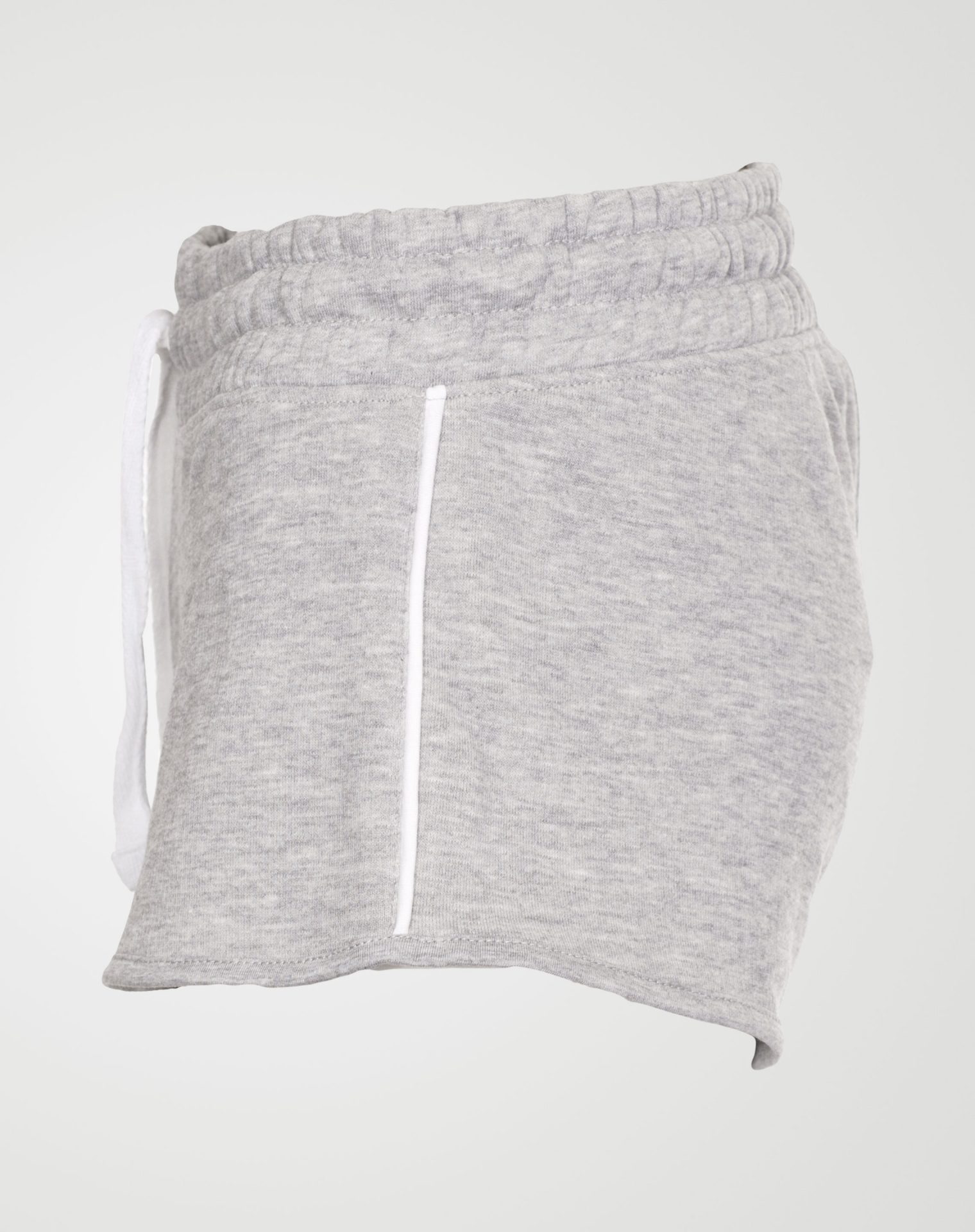 Image 3 of Womens Contrast Stripe Shorts Hot Pants color Grey and sizes 8,10,12,14,16,18 from Noroze