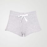 Image 1 of Womens Contrast Stripe Shorts Hot Pants color Grey and sizes 8,10,12,14,16,18 from Noroze
