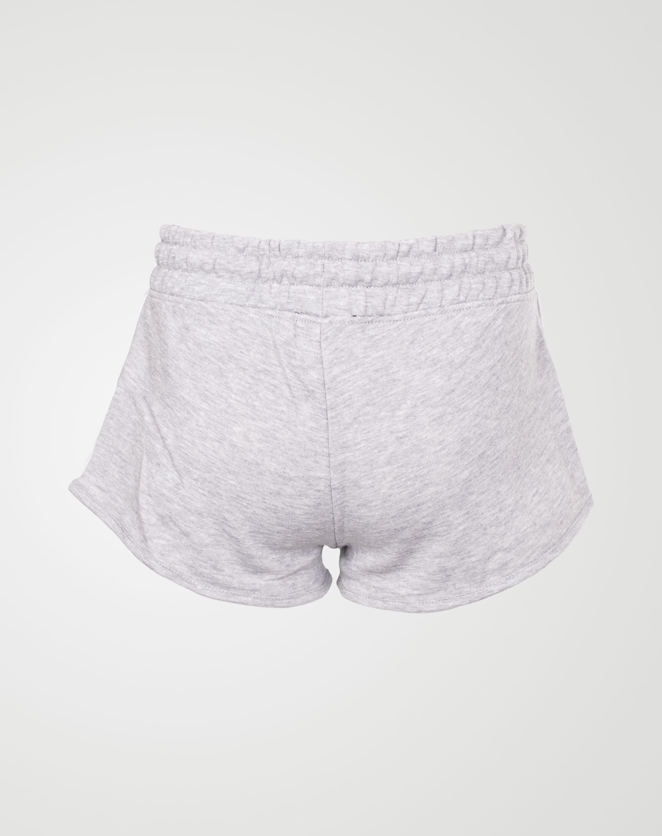 Image 2 of Womens Contrast Stripe Shorts Hot Pants color Grey and sizes 8,10,12,14,16,18 from Noroze