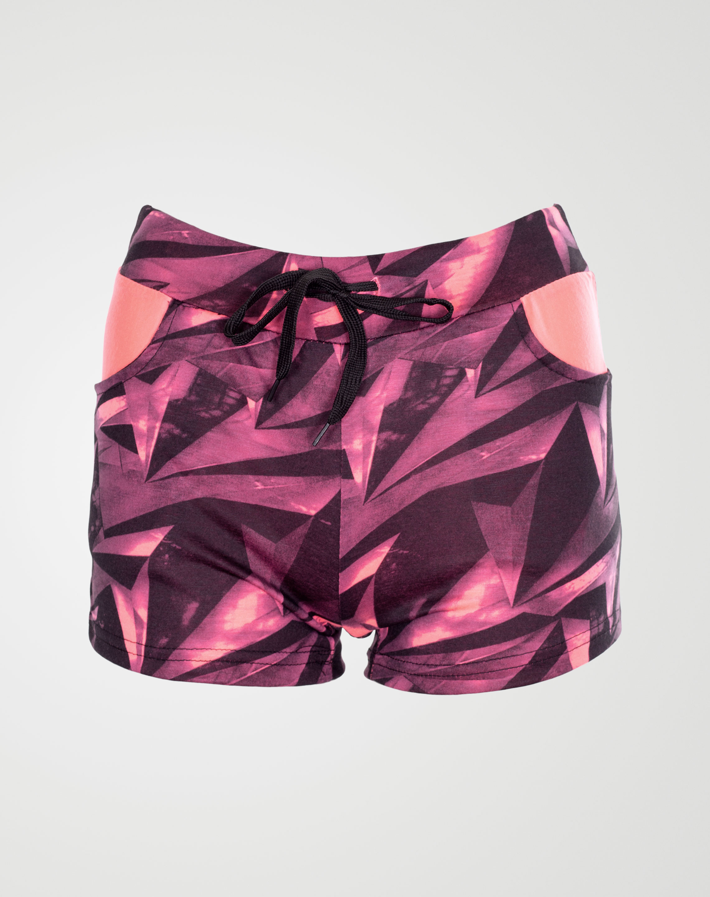 Image 1 of Geo Pattern Hotpants Pink From Noroze