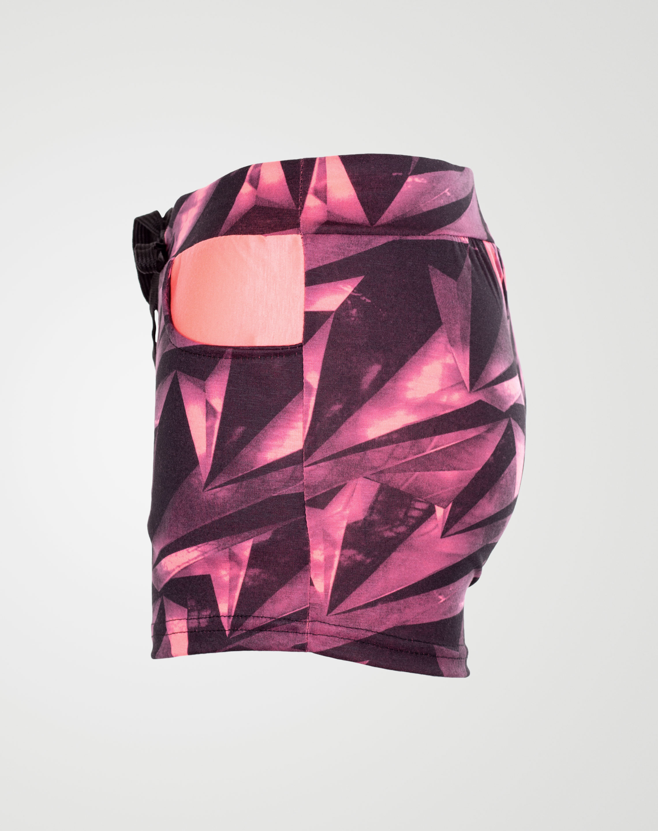 Image 2 of Geo Pattern Hotpants Pink From Noroze
