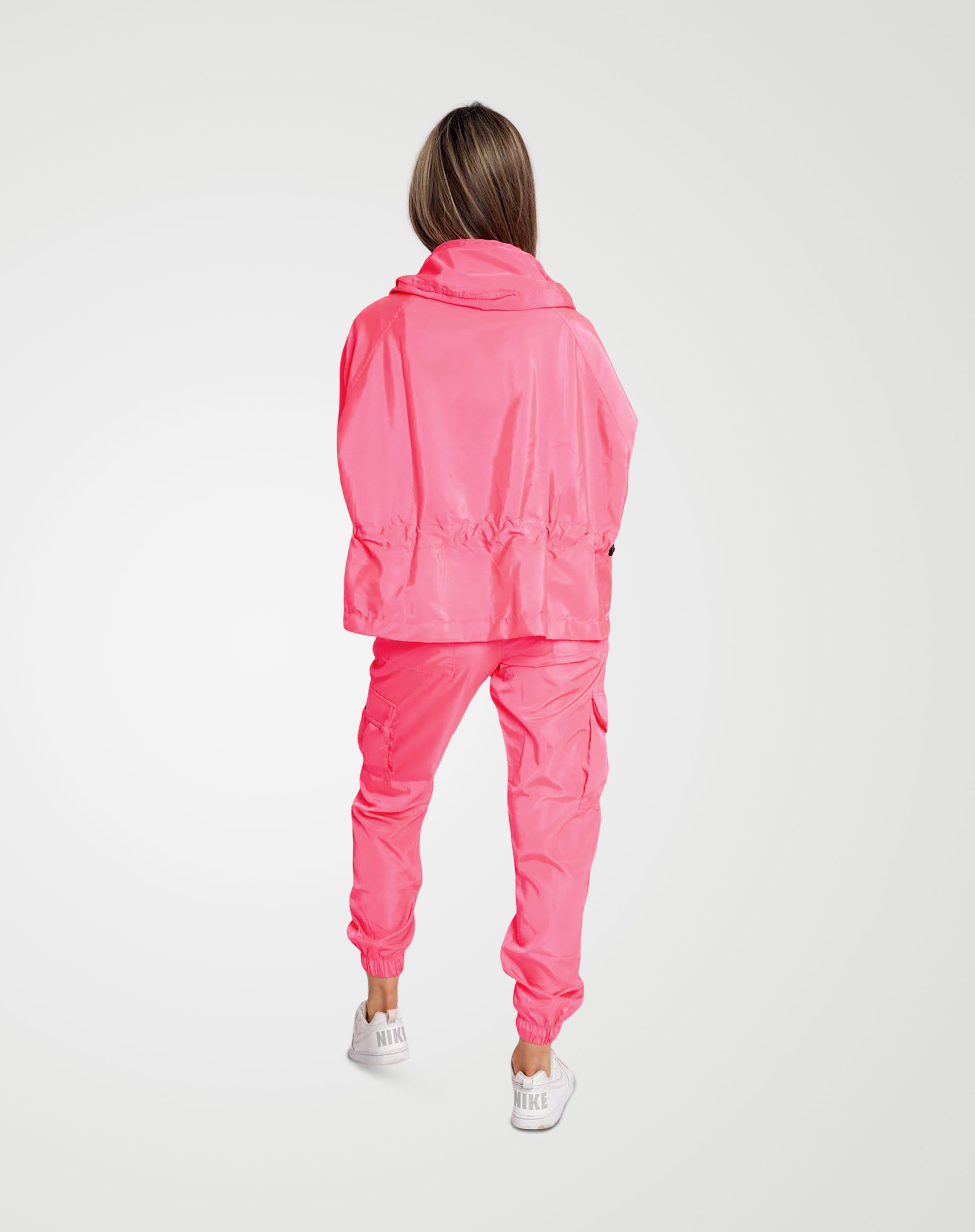 Image 4 of Womens Loose Light Raincoat Waterproof color Neon-Pink and Sizes S/M, L/XL from Noroze