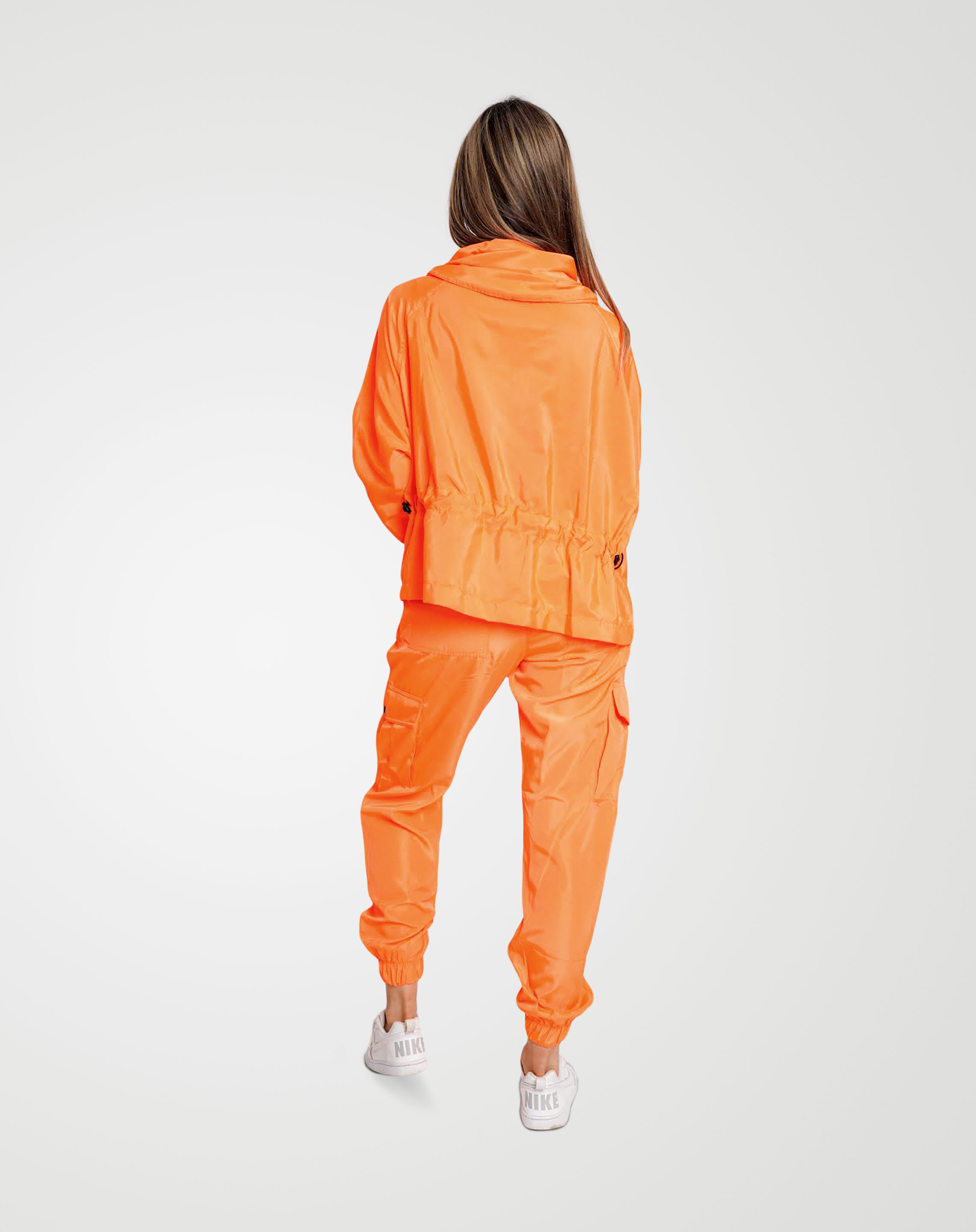 Image 5 of Womens Loose Light Raincoat Waterproof color Neon-Orange and Sizes S/M, L/XL from Noroze