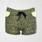 Image 1 of Womens Specky Pattern Hot Pants in color Mint from Noroze