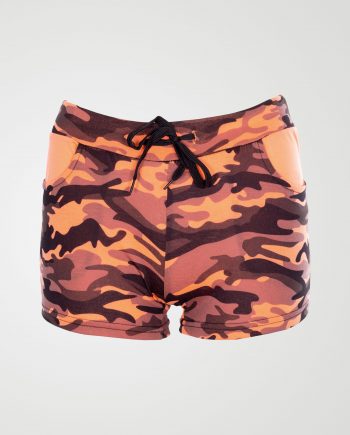 Image 1 of Camo Pattren Hotpants Coral from Noroze