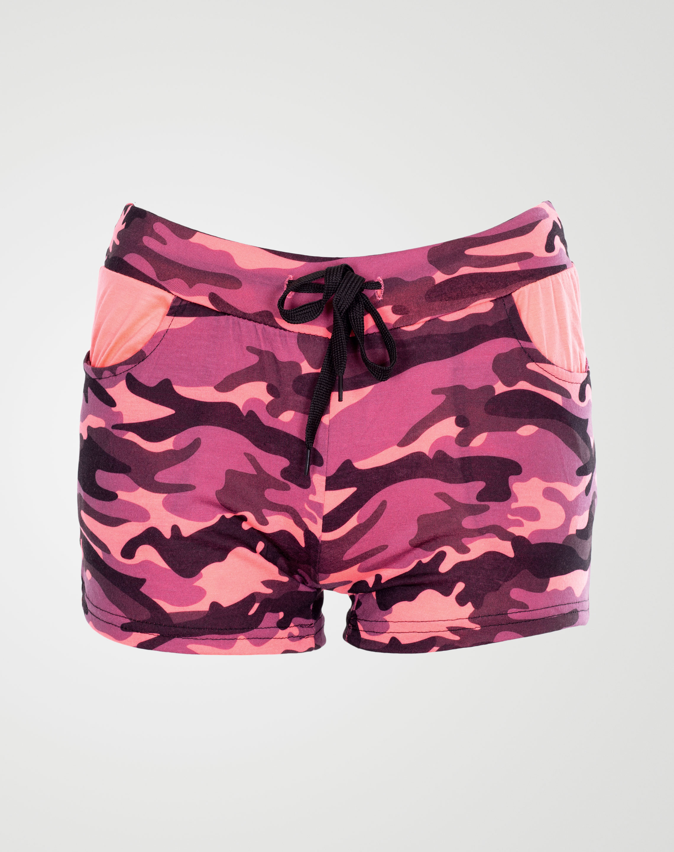 Image 1 of Camo Pattren Hotpants Pink from Noroze