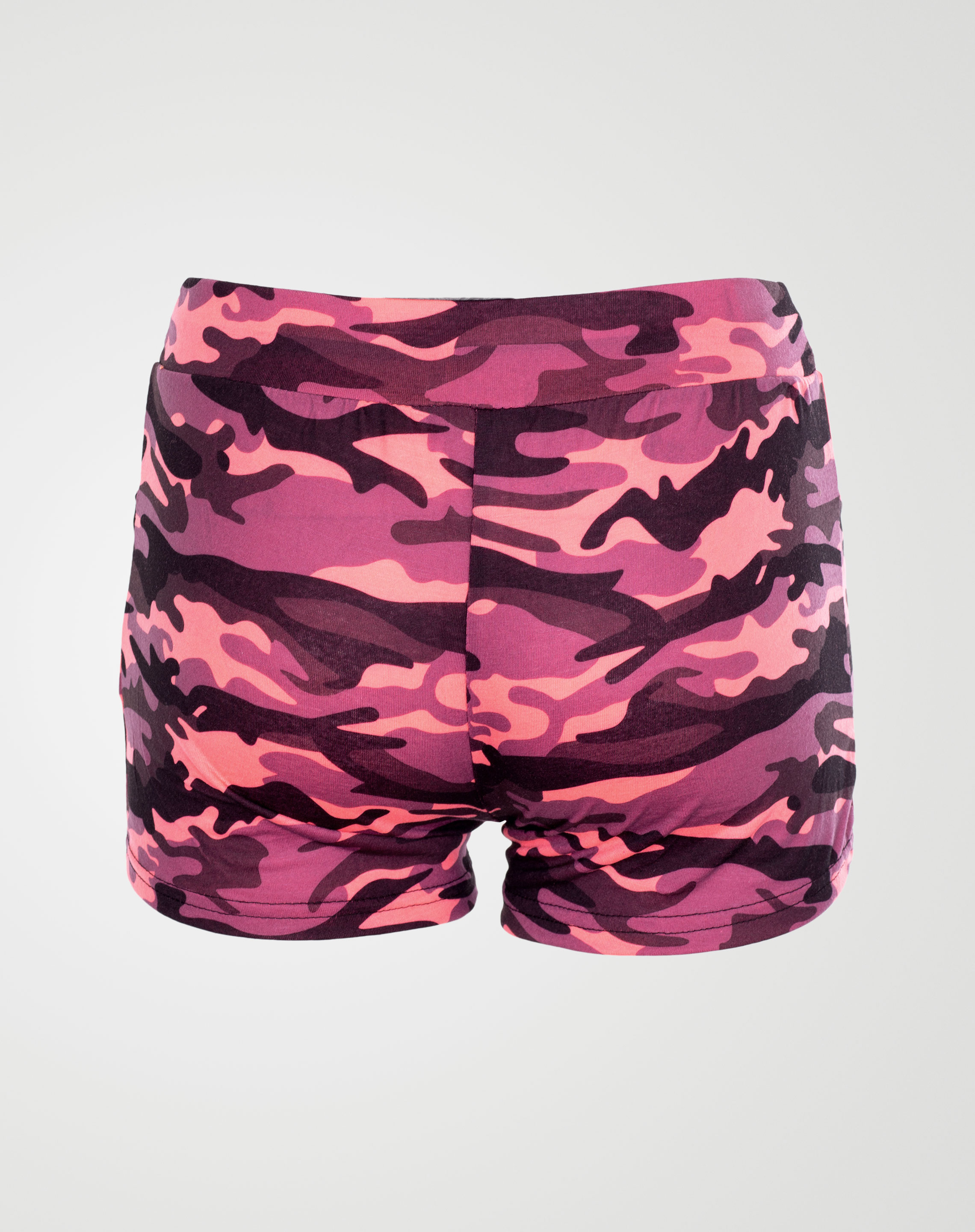 Image 3 of Camo Pattren Hotpants Pink from Noroze