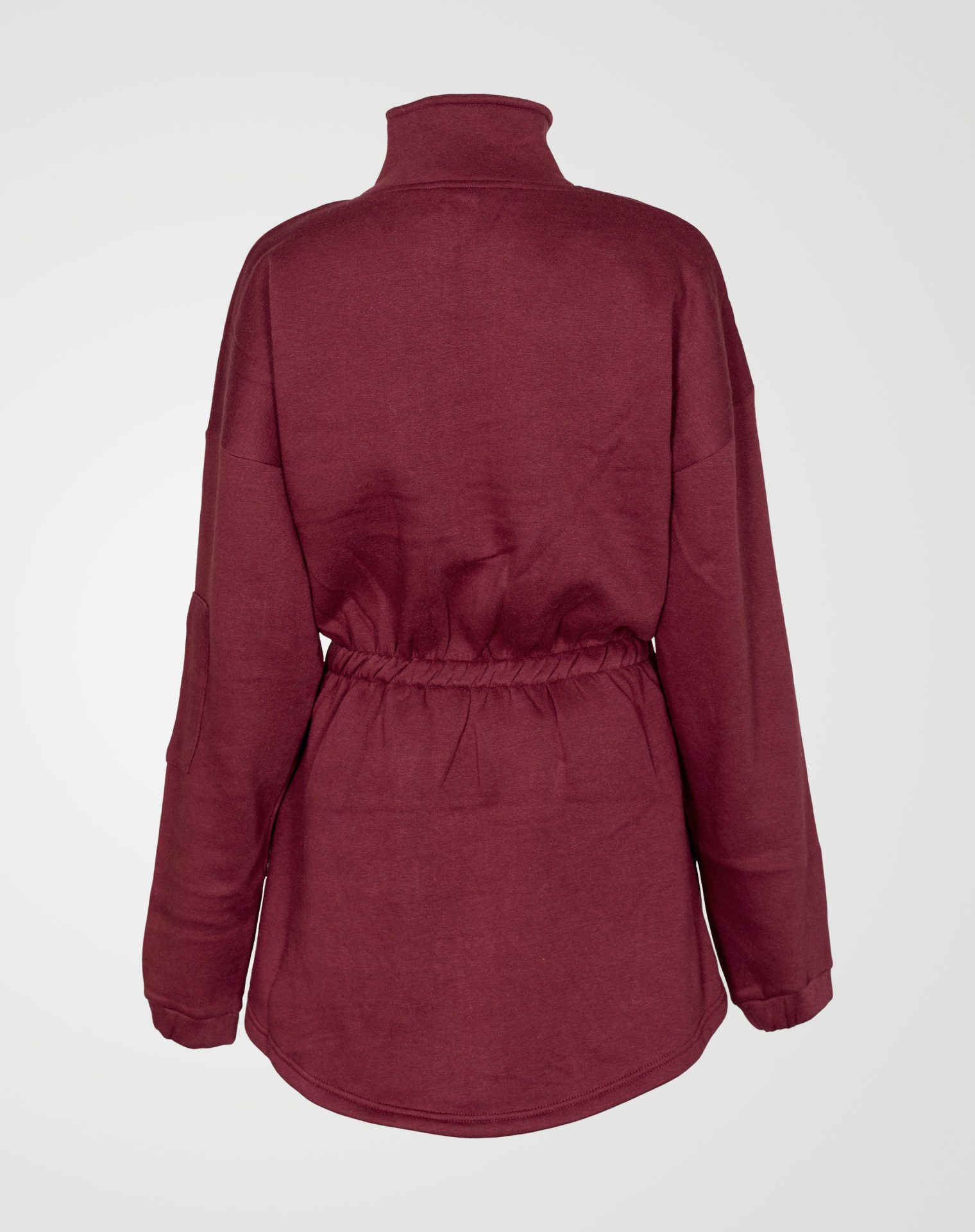 Image 2 of Womens Fleece Quarter Zip Top Dress color Green and sizes 8,10,12,14 from Noroze