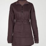 Image 1 of Womens Fleece Quarter Zip Top Dress color Brown and sizes 8,10,12,14 from Noroze