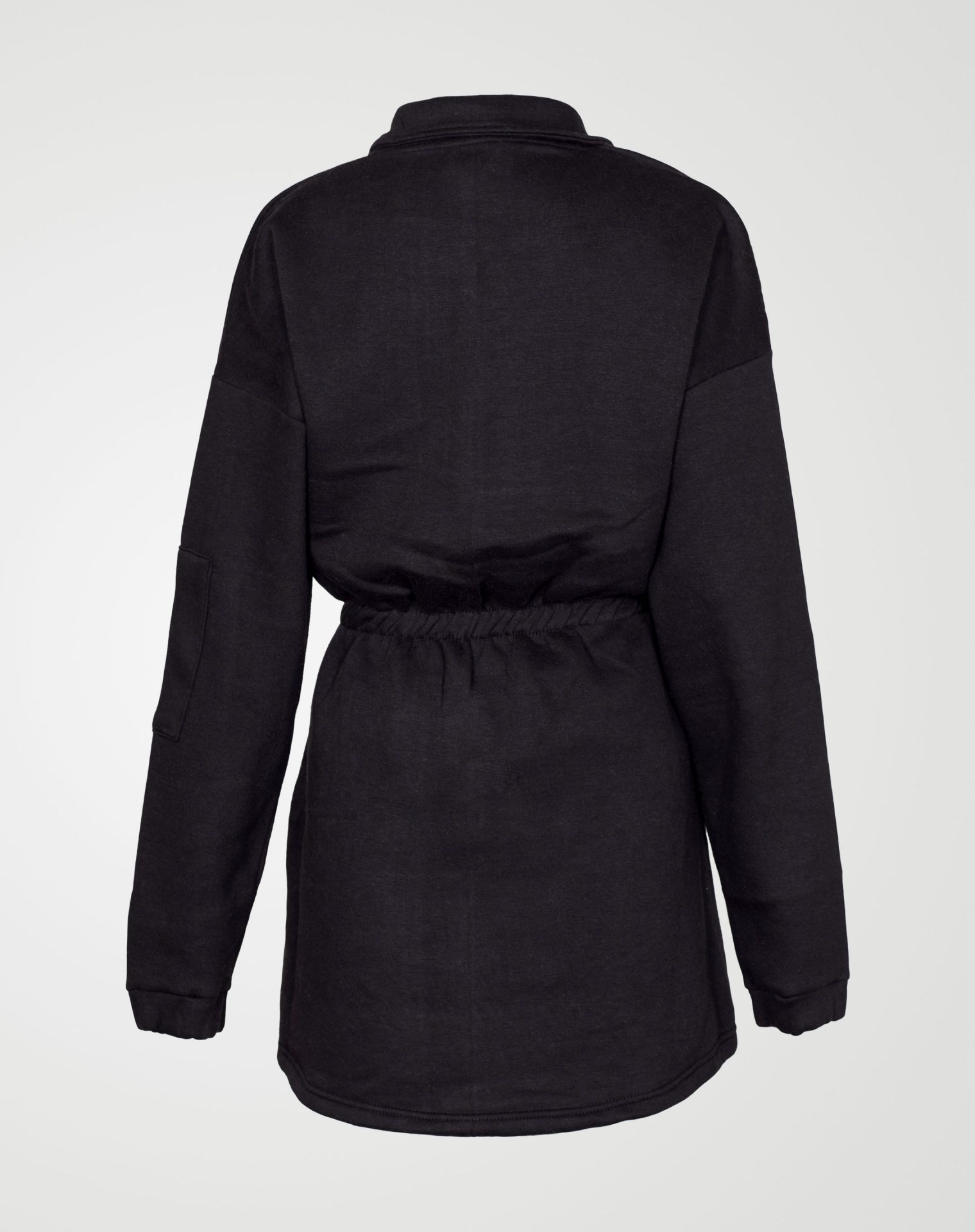 Image 3 of Womens Fleece Quarter Zip Top Dress color Black and sizes 8,10,12,14 from Noroze