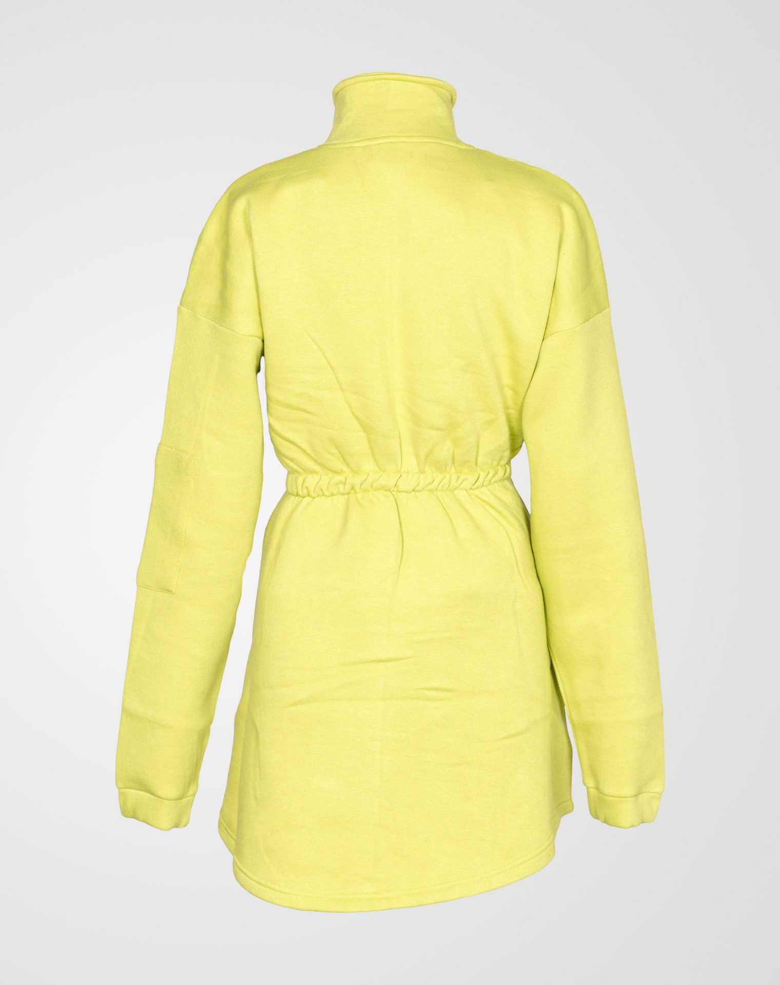 Image 2 of Womens Fleece Quarter Zip Top Dress color Lime and sizes 8,10,12,14 from Noroze