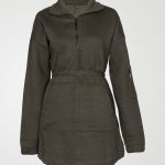 Image 1 of Womens Fleece Quarter Zip Top Dress color Green and sizes 8,10,12,14 from Noroze