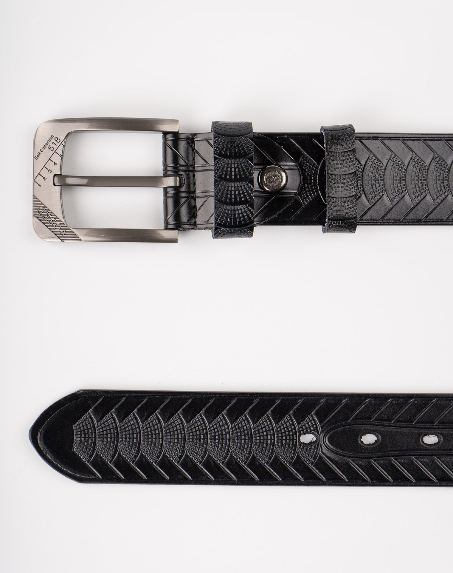 Image 7 of Mens Animal Patterned Leather Belt of color Black from Noroze Brand