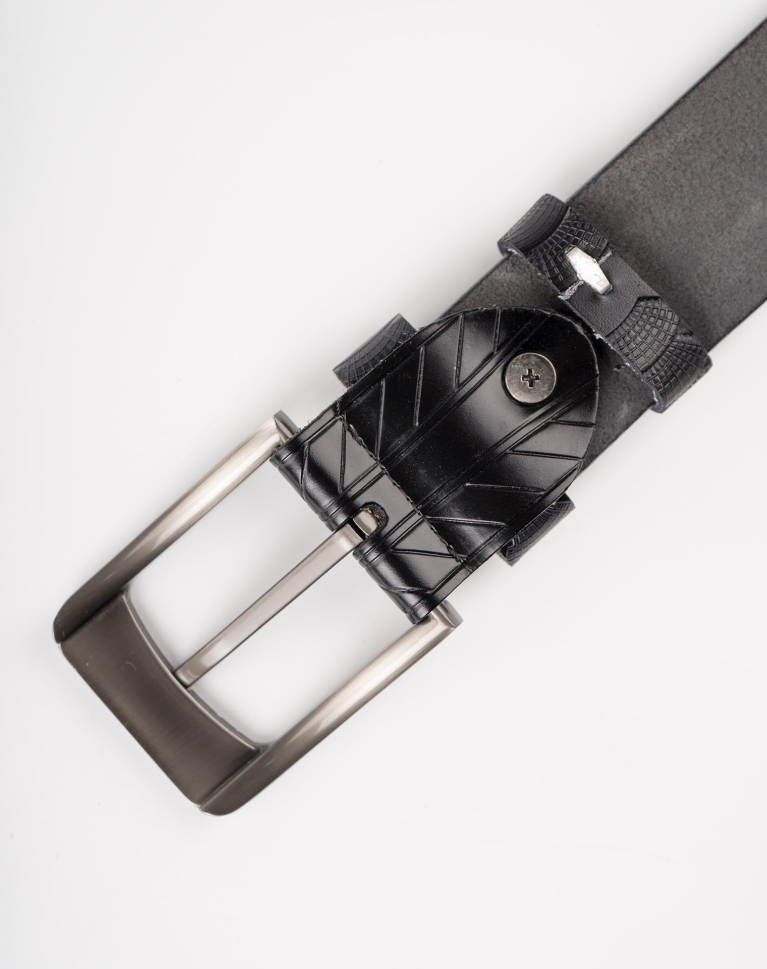 Image 8 of Mens Animal Patterned Leather Belt of color Black from Noroze Brand