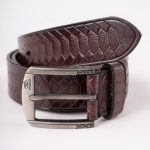 Image 2 of Mens Animal Patterned Leather Belt of color Coffee from Noroze