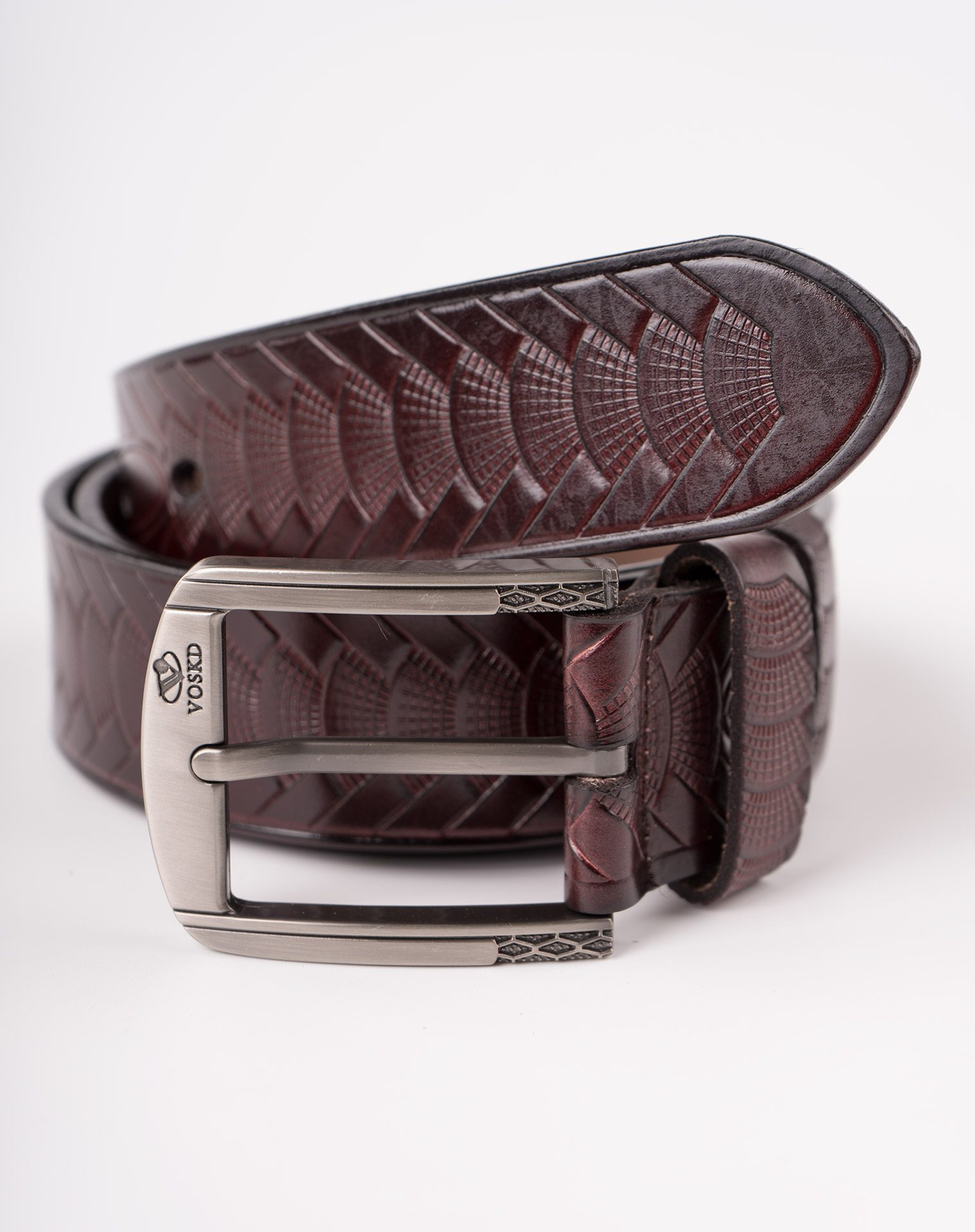 Image 2 of Mens Animal Patterned Leather Belt of color Coffee from Noroze