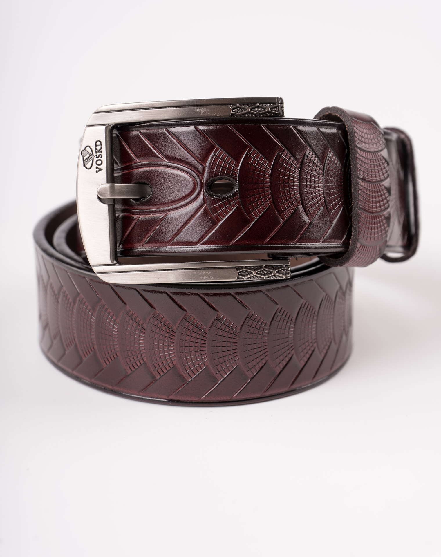 Image 3 of Mens Animal Patterned Leather Belt of color Coffee from Noroze