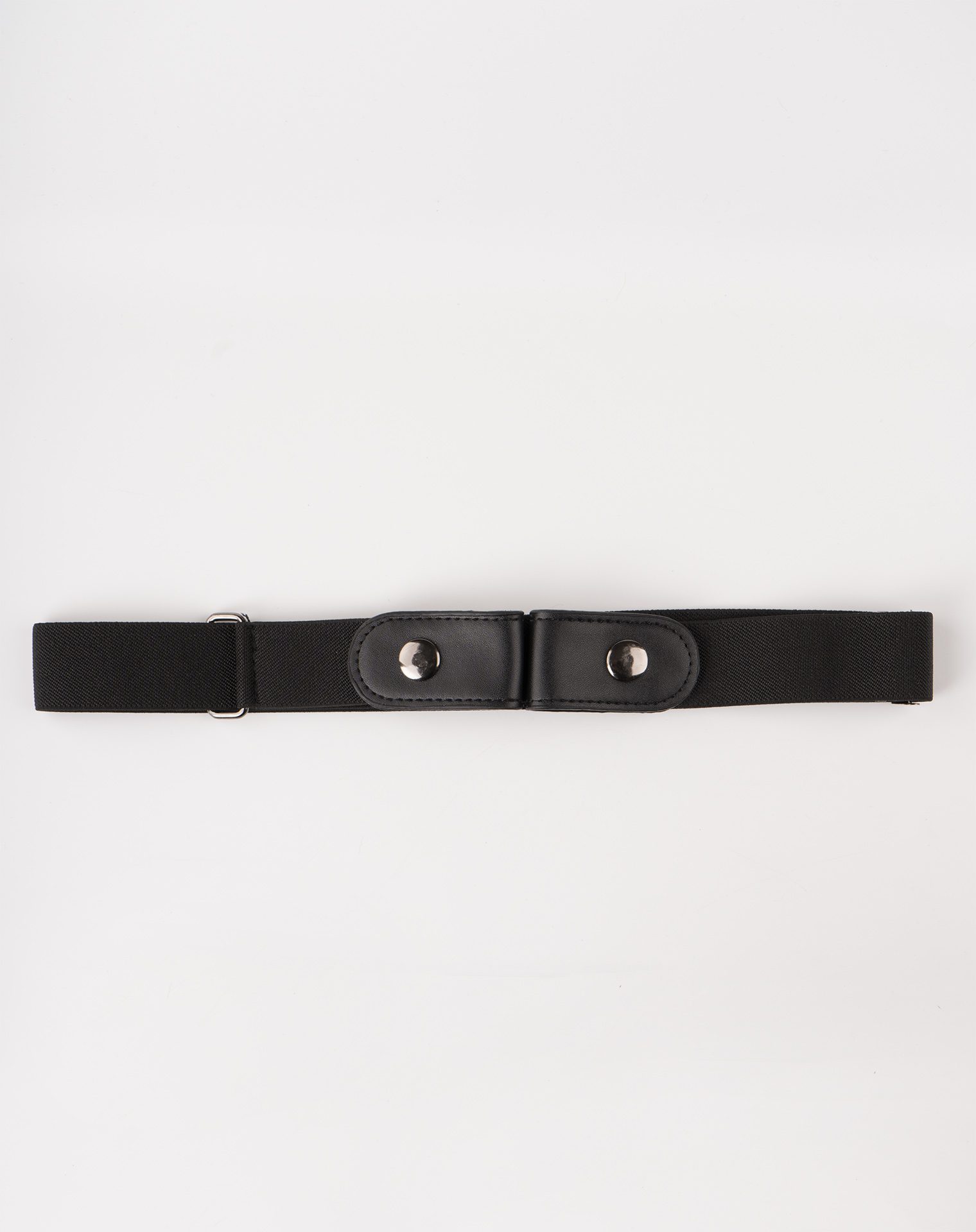 Image 1 of Womens No Buckle Belt of color Black from Noroze
