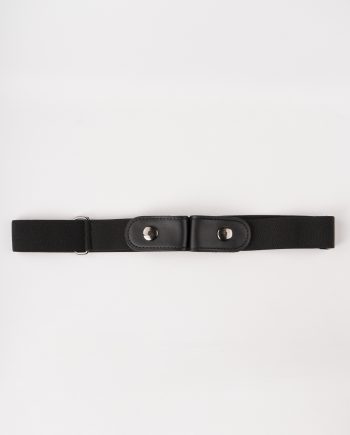 Image 1 of Womens No Buckle Belt of color Black from Noroze