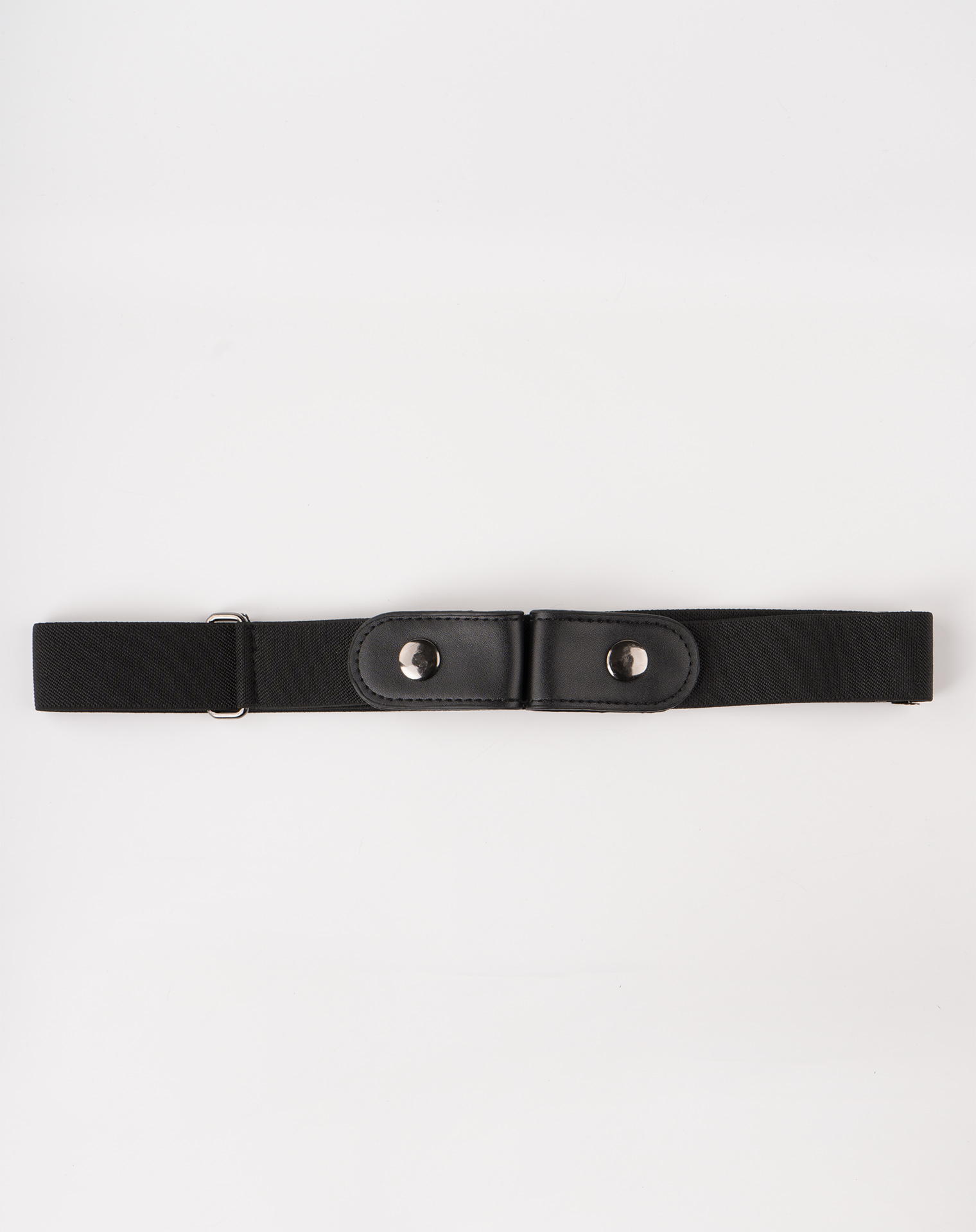 Image 1 of Womens No Buckle Belt of color Black from Noroze