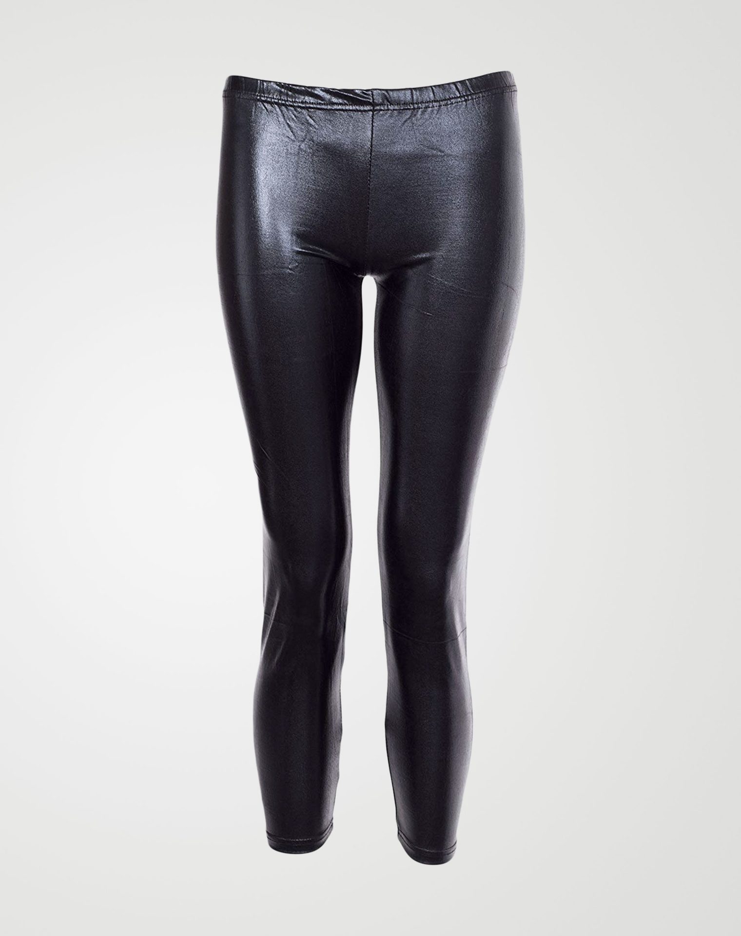 Image 1 of Girls Shiny Party Leggings color Black and sizes 7-8, 9-10, 11-12, 13 from Noroze