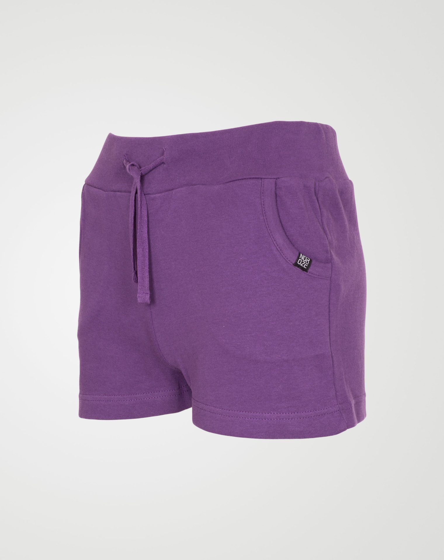 Image 2 of Womens Summer Cotton Shorts color Purple and sizes 8, 10, 12, 14, 16, 18, 20 from Noroze