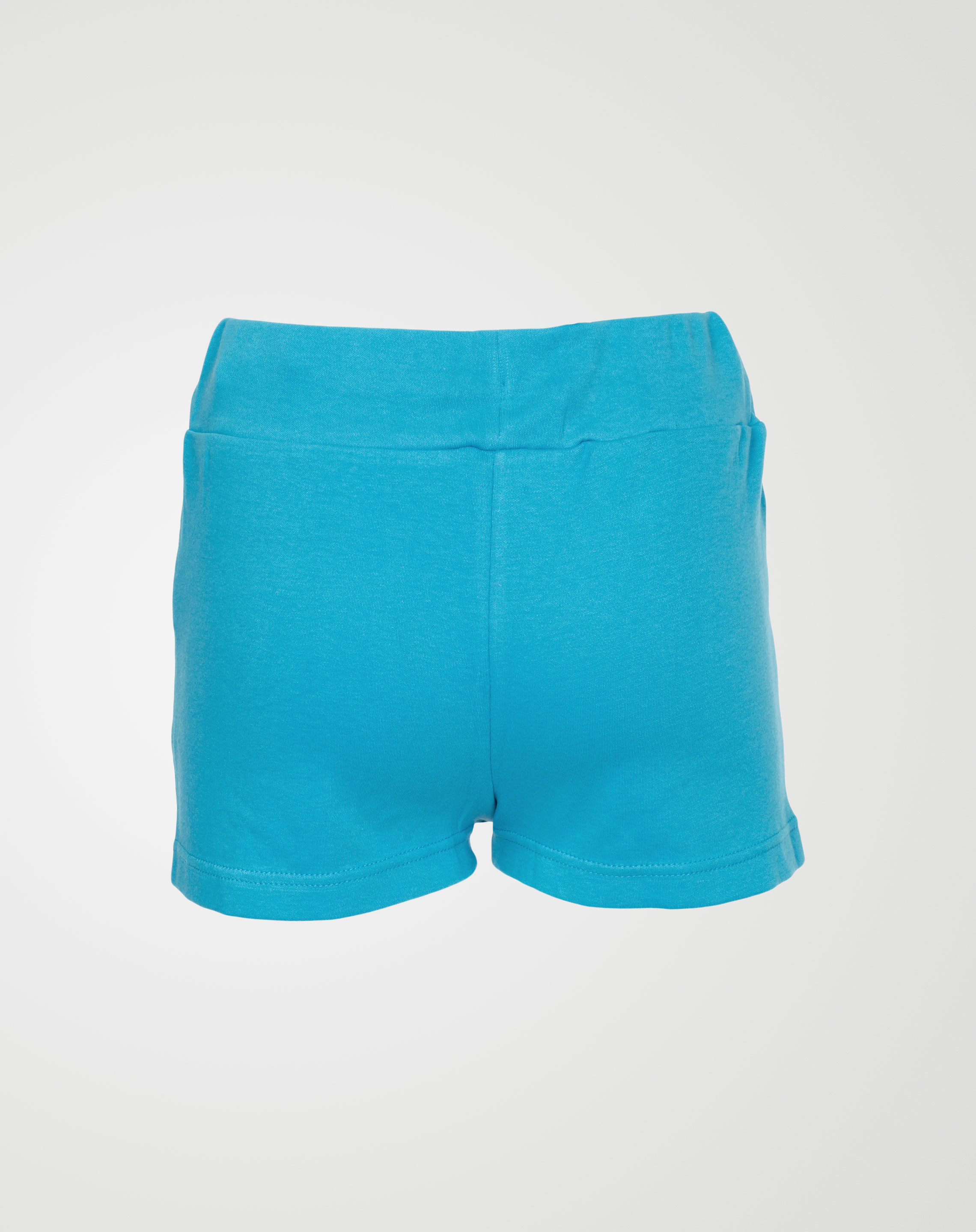 Image 3 of Womens Summer Cotton Shorts color Turquoise and sizes 8, 10, 12, 14, 16, 18, 20 from Noroze